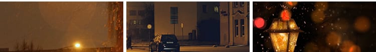 街道路灯夜晚下雨回家情感马路城市街道灯光自媒体短视频剪辑素材