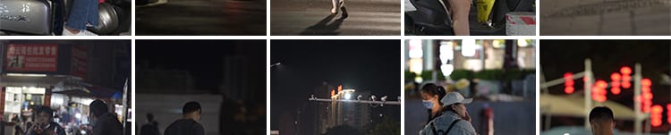 城市夜景夜晚人物情感孤独街景街拍人流治愈系抖音高清短视频素材
