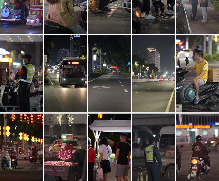 城市夜景夜晚人物情感孤独街景街拍人流治愈系抖音高清短视频素材