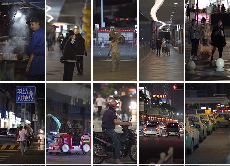 城市夜景夜晚人物情感孤独街景街拍人流治愈系抖音高清短视频素材