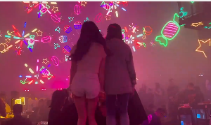 夜店美女蹦迪视频素材