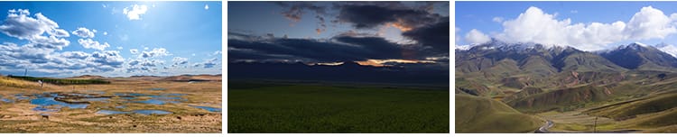 青海省自然风景航拍延时青藏高原景点茶卡盐湖门源油菜花视频素材