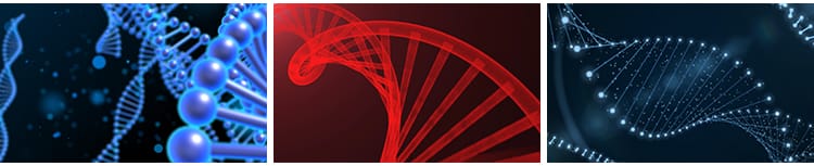 DNA双螺旋基因分子结构生物科学研究实验化学3D动画背景视频素材