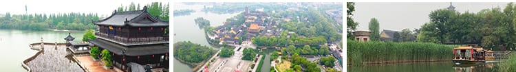 镇江金山寺古建筑句容茅山旅游风景点风光景区航拍实拍4K视频素材