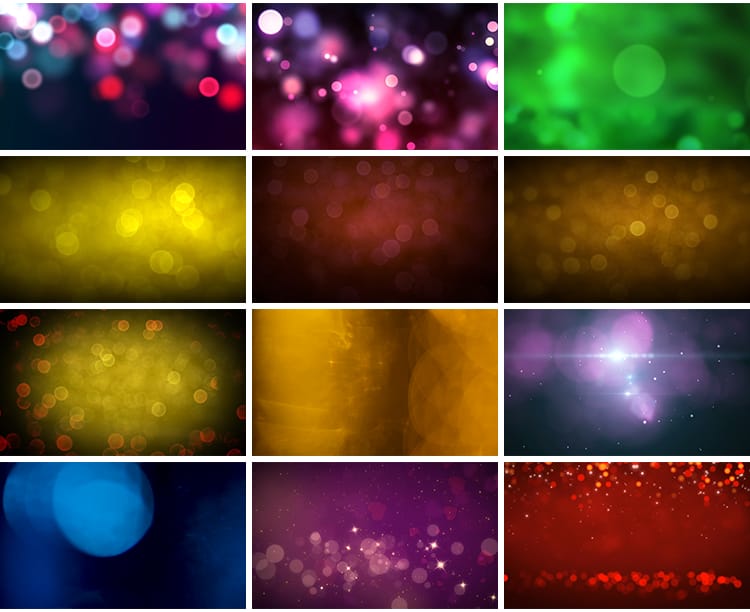 唯美梦幻柔和镜头光晕光斑炫光五彩斑斓舞台背景特效合成视频素材