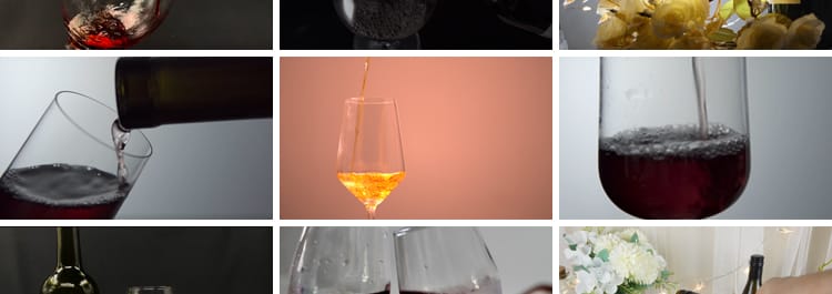 倾斜倒红酒葡萄特写升格慢镜头碰杯实拍高清抖音自媒体短视频素材