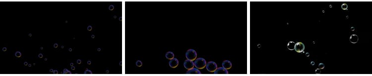 气泡泡小水泡上升水下水底冒泡特效彩色pr_ae透明底通道视频素材