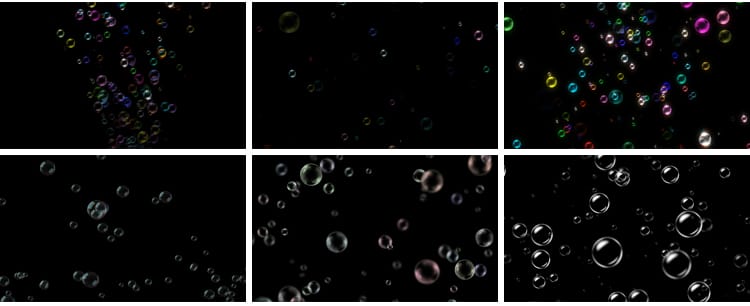 气泡泡小水泡上升水下水底冒泡特效彩色pr_ae透明底通道视频素材