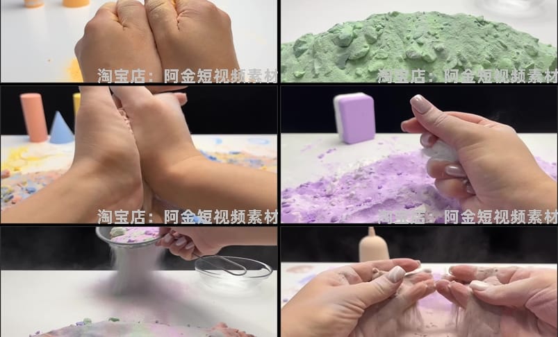 苏打粉揉搓手工横屏国外高清解压视频小说推文素材剪辑无水印引流