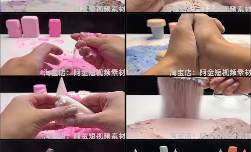 苏打粉揉搓手工横屏国外高清解压视频小说推文素材剪辑无水印引流