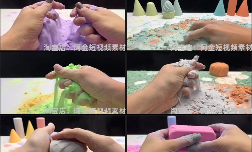 苏打粉揉搓手工横屏国外高清解压视频小说推文素材剪辑无水印引流