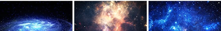 星空星云宇宙太空粒子穿梭4K高清年会表演出动态LED背景视频素材