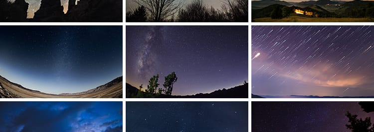 星空银河夜晚星星自然美景天文天空夜空夜景繁星点点星轨视频素材