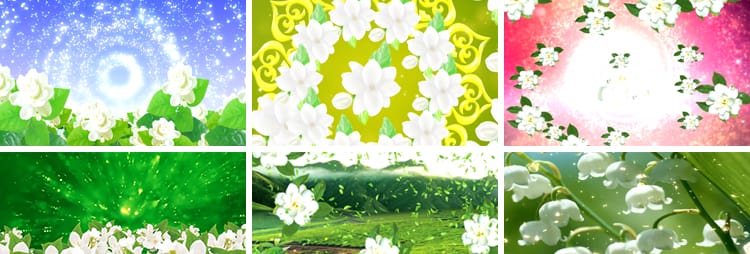 清新唯美茉莉花盛开民族歌曲舞蹈晚会舞台LED大屏幕背景视频素材