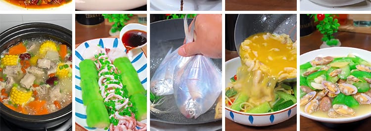 美食小吃甜品竖屏家常菜炒菜学做菜教程高清抖音自媒体短视频素材