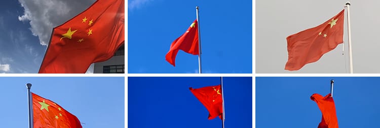 五星红旗迎风飘扬飞舞宣誓演讲朗诵颂读七一国庆红歌LED视频素材