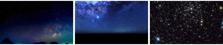 夜晚星空治愈系星光点点天空流星美景夜景自然风景抖音短视频素材