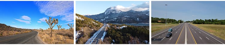 公路道路自然风景色开车旅游自驾游森林盘山路高清航拍短视频素材