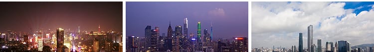广东广州繁华城市建筑航拍延时风光夜景地标小蛮腰塔实拍视频素材