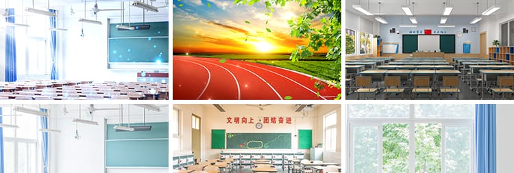 4K学校园走廊致青春同学操场课堂毕业季舞台晚会led背景视频素材