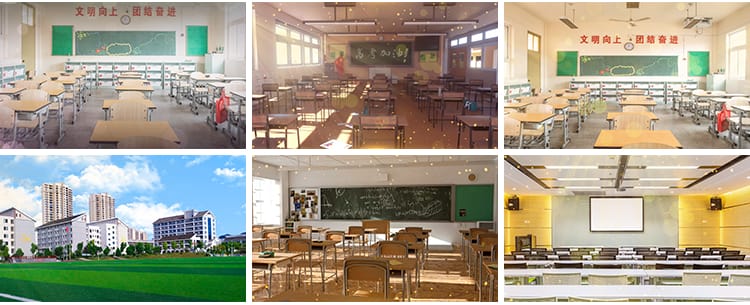 4K学校园走廊致青春同学操场课堂毕业季舞台晚会led背景视频素材