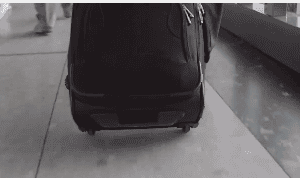 赶飞机人群飞机飞行视频素材