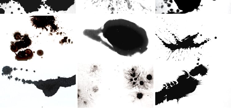 4K水墨滴落晕染墨水中国风墨汁晕开扩散转场墨迹后期合成视频素材