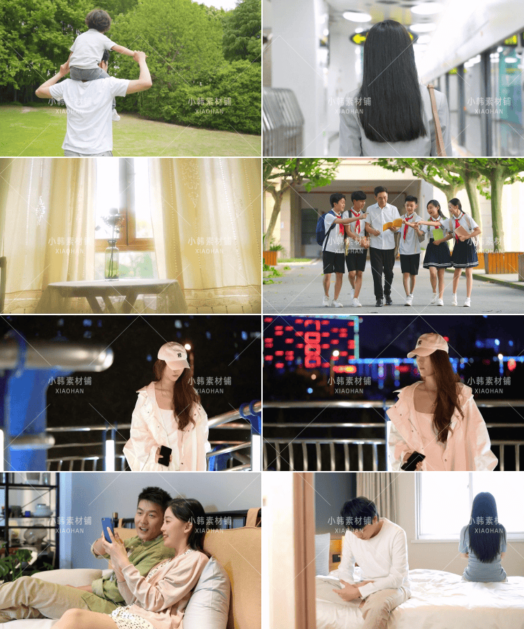 人物视频素材横屏高清无水印工作生活自媒体剪辑MV励志情感短视频