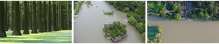 扬州瘦西湖旅游风景点古塔建筑航拍大运河风光实拍剪辑短视频素材