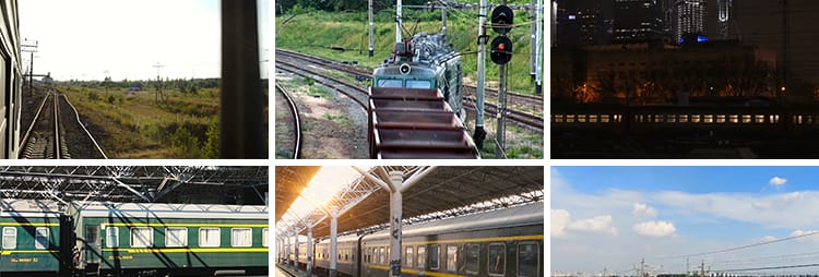 高铁进站出站火车动车铁轨高铁站轨道交通绿皮火车交通短视频素材