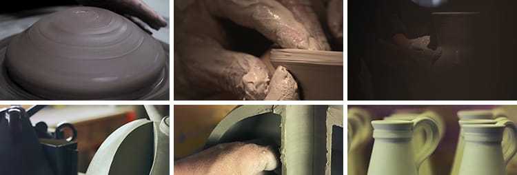 匠人陶瓷工艺陶艺拉坯泥巴制作工艺品彩绘传承景德镇宣传视频素材