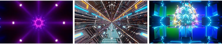 4K动感dj炫酷灯光酒吧KTV显示屏幕背景舞台大屏幕led表演视频素材