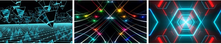 4K动感dj炫酷灯光酒吧KTV显示屏幕背景舞台大屏幕led表演视频素材