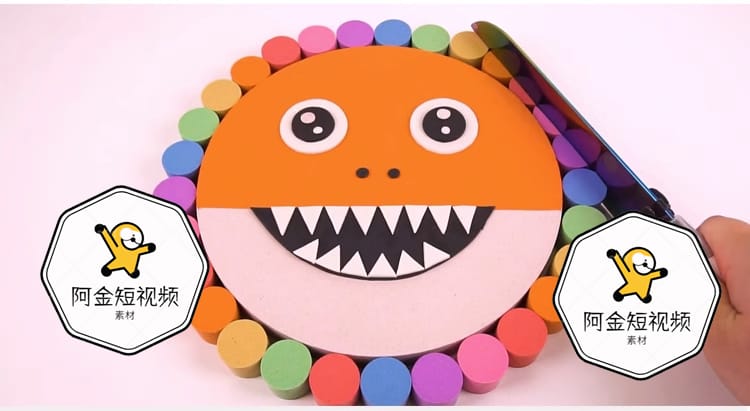 国外解压高清视频素材切割太空沙减压视频 自媒体剪辑引流素材