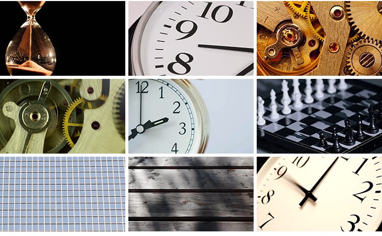 时间流逝光影变幻变化时光建筑沙漏钟表齿轮转动延时高清视频素材