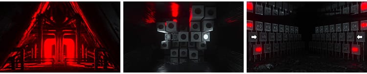 工业风空间穿梭酒吧夜店节奏闪屏动感大屏幕舞台LED背景视频素材