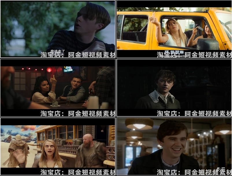 电影影视剪辑素材混剪卡点高清动漫合集抖音快手热门自媒体短视频