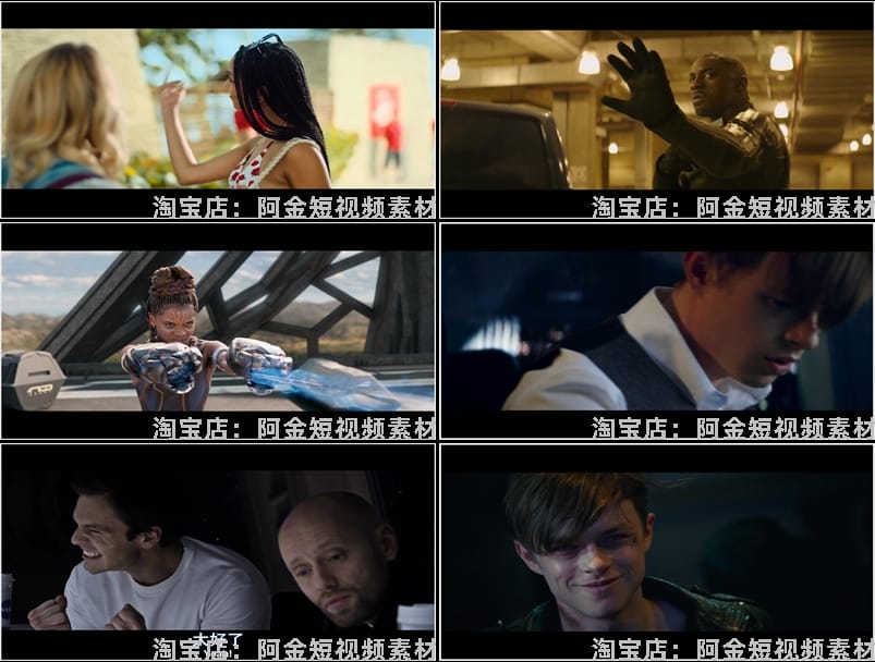 电影影视剪辑素材混剪卡点高清动漫合集抖音快手热门自媒体短视频