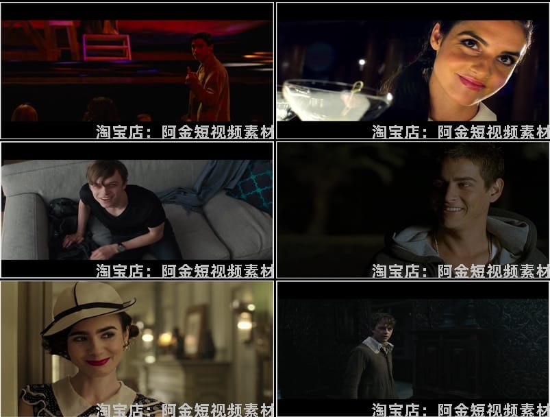 电影影视剪辑素材混剪卡点高清动漫合集抖音快手热门自媒体短视频