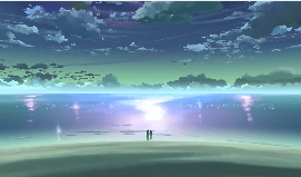 唯美治愈星空日本动漫视频素材