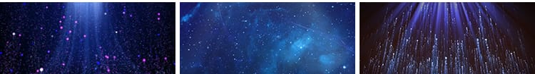 唯美星空蓝色梦幻粒子婚礼晚会走秀演出舞台LED直播背景视频素材