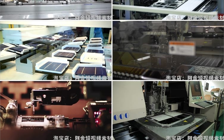 电子厂车间工厂流水线自动化生产人工产品组装制造短视频剪辑素材