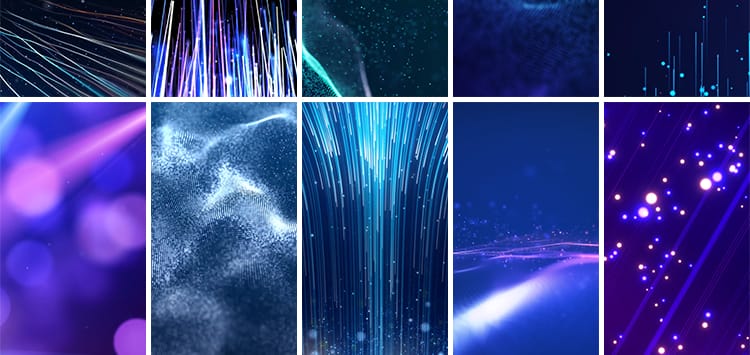 竖屏唯美梦幻光效星空粒子光线舞台抖音快手直播动态背景视频素材