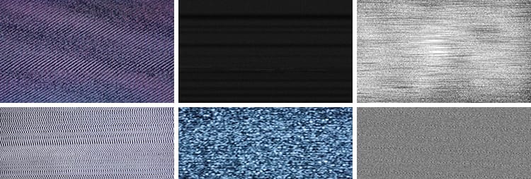 画面雪花点屏片头转场无信号故障噪声闪动黑白噪波条纹短视频素材