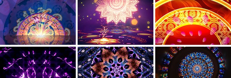 新疆民族歌舞印度桑巴肚皮舞台异域少数民族舞蹈背景LED视频素材