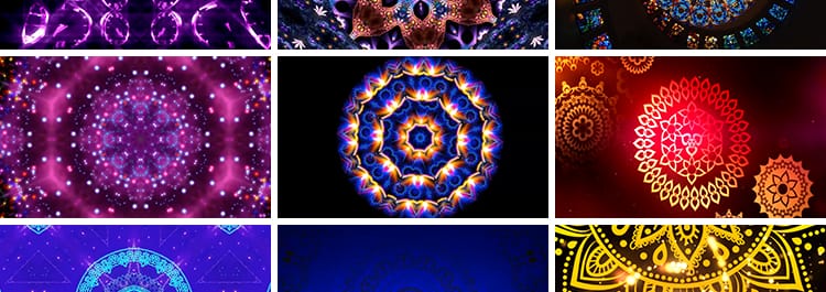 新疆民族歌舞印度桑巴肚皮舞台异域少数民族舞蹈背景LED视频素材