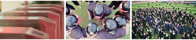 学校园多彩生活运动毕业季扔抛学士帽毕业典礼大学生学习视频素材