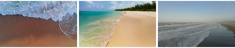 海边沙滩唯美大海浪花海面冲浪黄昏海水岸边风景高清实拍视频素材