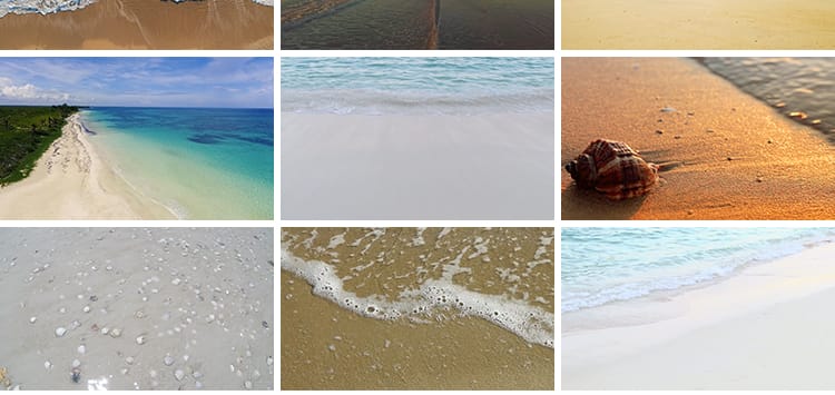 海边沙滩唯美大海浪花海面冲浪黄昏海水岸边风景高清实拍视频素材