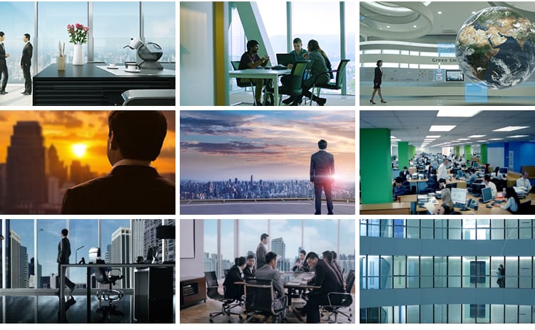 商务合作共赢洽谈公司开会企业团队成功人士签字握手宣传视频素材